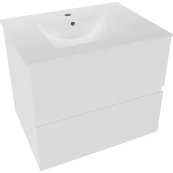 Koupelnová skříňka s umyvadlem Naturel Verona 60x50x45,5 cm bílá mat VERONA60BMU3