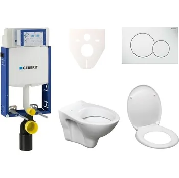Bidet Cenově zvýhodněný závěsný WC set Geberit k zazdění + WC S-Line S-line Pro 110.302.00.5ND2