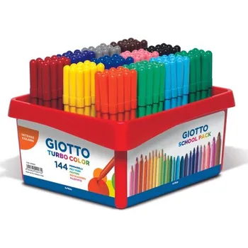 Sada fixů Giotto v plastovém boxu - 144 ks