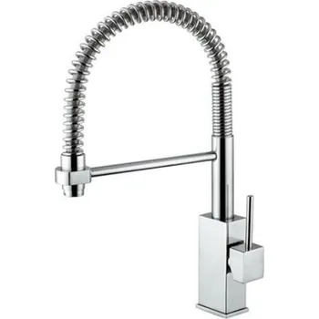 Vodovodní baterie Dřezová baterie Paffoni Level s uchycením na magnet chrom LEA176