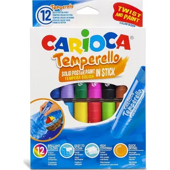 Vodová barva Temperové barvy v tyčince Carioca 12 ks