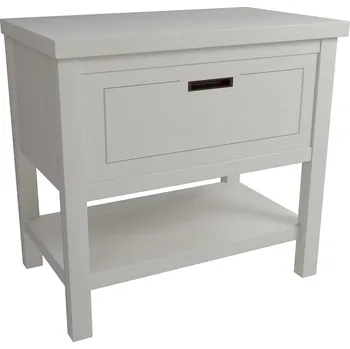 Koupelnová skříňka pod umyvadlo Naturel Country 79,5x85x53 cm bílá COUNTRY80ZBUBI