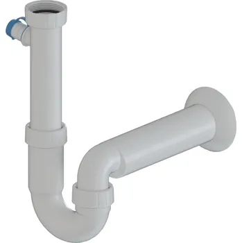 Sifon Dřezový sifon MULTI 6/4" x 50 mm s odbočkou bílý DREZSIFON6450ODB