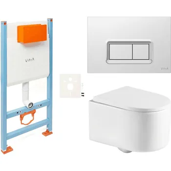 Bidet Závěsný wc set do lehkých stěn / předstěnová SAT Tornado SIKOVSTOR72680