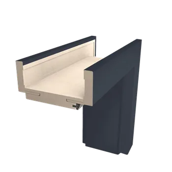 Zárubeň Obložková zárubeň Naturel Estra 70 cm pro tloušťku stěny 9,5-11,5 cm levá O2MM70L