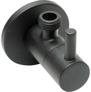 Vodovodní kohout Rohový ventil 1/2x3/8 černý Optima RVPBL