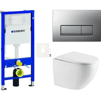 Bidet Závěsný wc set do lehkých stěn / předstěnová SAT SIKOGESREX67D50