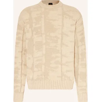 Pánské oblečení Boss Pánský Svetr Kireso, béžová, M