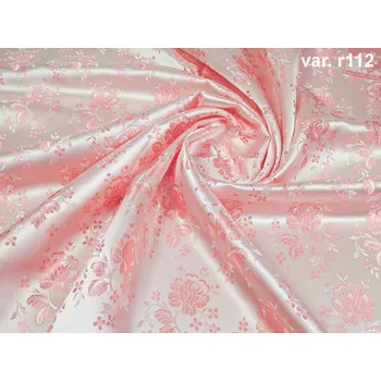 HEDVA ČESKÝ BROKÁT Odrina 160 krojový brokát KVĚT POMNĚNKY ecru | R112