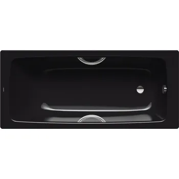 Umyvadlo Obdélníková vana Kaldewei Cayono Star 150x70 cm smaltovaná ocel levá i pravá black 275330003701