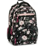Školní ergonomický batoh Ars Una - Flowery Black