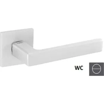 Nábytkové kování Klika Naturel Sonia HR 5S bílá WC SONIAHR5SWSWC