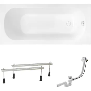 Umyvadlo Obdélníková vana SAT Mika 180x80 cm akrylát levá i pravá SATMIKA1800APN