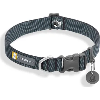 Obojek pro psa Obojek RUFFWEAR Hi & Light Basalt Gray Velikost: obvod krku 23-28cm / š. 20mm