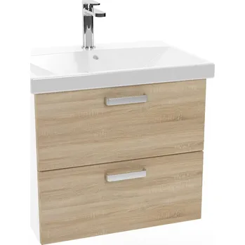 Koupelnový nábytek Naturel Vario skříňka s umyvadlem Brevis 60cm bílá/dub VARIO260ZBIDB