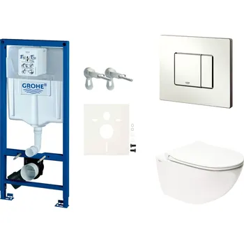 Bidet Cenově zvýhodněný závěsný WC set GROHE do lehkých stěn / předstěnová montáž+ WC SAT Infinitio SIKOGRSINF2S