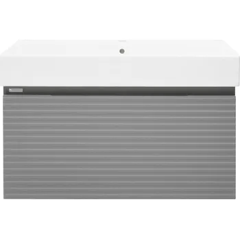 Koupelnová skříňka s umyvadlem Naturel Savona 78x43x44,8 cm šedá mat SAVONA80GMSAT