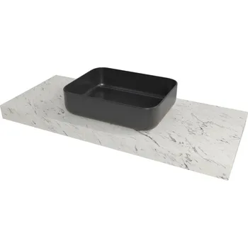 Deska pod umyvadlo Naturel Dolce 103,5x8x50 cm mramor Carrara bílá mat DO10050MCB