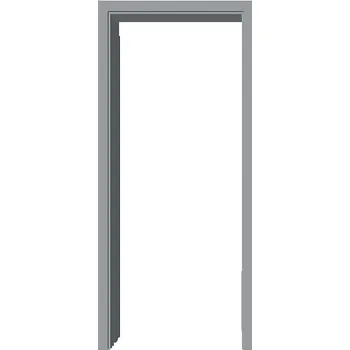 Zárubeň Tunelová zárubeň Naturel 80 cm pro tloušťku stěny 24,7 -26,7 cm posuvné T10SM80