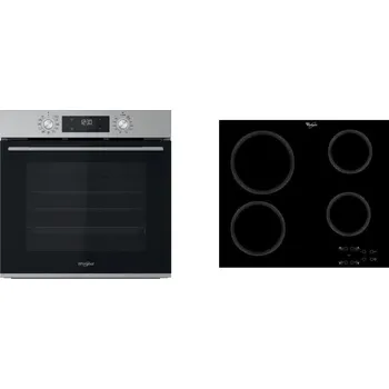 Vestavná trouba Set spotřebičů Whirlpool trouba OMK58CU1SX + sklokeramická deska AKT8090NE