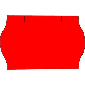 Papír Etikety do etiketovacích kleští CONTACT 25 ×16 mm - červené