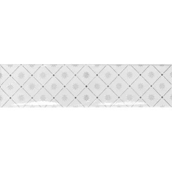 Obklad Dekor Ribesalbes Ocean white 7,5x30 cm lesk OCEAN2717
