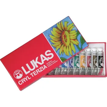 Vodová barva Sada uměleckých akrylových barev LUKAS Terzia - 12 × 12 ml