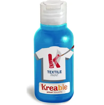 Speciální výtvarná barva Barva na textil - modrá - 100 ml