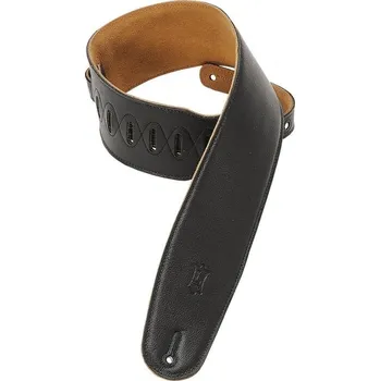 Kytarový popruh Levy's Heritage Crafted Black Kytarový pás
