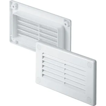 Větrací mřížka Den Braven Článek kanálu ukončovací 110 x 55 mm s mřížkou