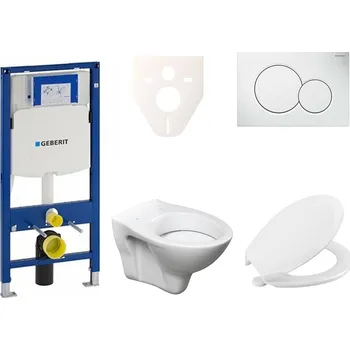 Bidet Cenově zvýhodněný závěsný WC set Geberit do lehkých stěn / předstěnová montáž+ WC S-Line S-line Pro 111.300.00.5NR1