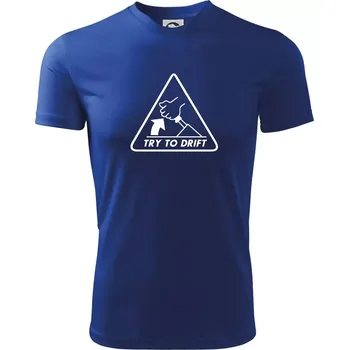 Pánské oblečení Try to drift - Pánské triko Fantasy sportovní (dresovina) - L ( Královská modrá )