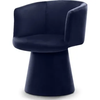 Křeslo Čalouněné otočné křeslo OTAKAR tmavě modré