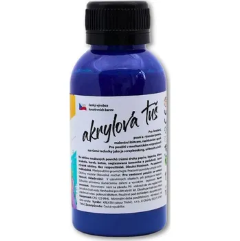Barevný papír Akrylátová tuš modrá - 110 g