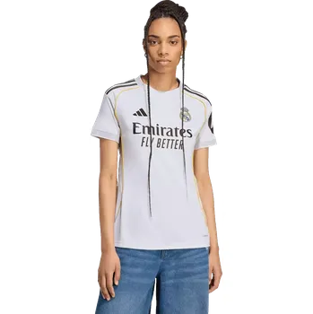 Dámský domácí fotbalový dres Adidas Real Madrid 25/26 bílý