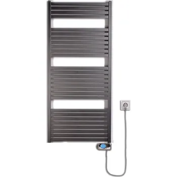 Radiátor Elektrický radiátor KH 45x132 cm s regulátorem MUSA černý matný KHEM4501320SB