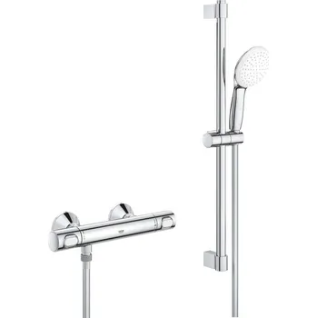 Vodovodní baterie Sprchová baterie GROHE Grohtherm 500 se sprchovým setem chrom 34796001