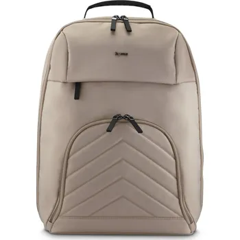Školní batoh Hama Premium Lehký batoh na notebook, do 41 cm (16,2"), recyklovaný polyester, béžový