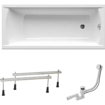 Obdélníková vana SAT Fusion 170x70 cm akrylát levá i pravá SATVR170AN