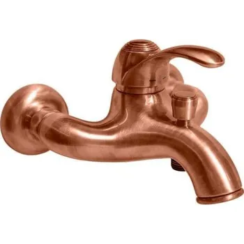 Vodovodní baterie Vanová baterie Paffoni Flavia bez sprchového setu 150 mm měď FA022RM