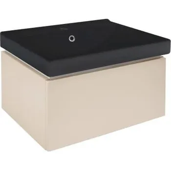 Nábytek Koupelnová skříňka s umyvadlem SAT Feel 60x30x46 cm pískově béžová mat SATFEEL60BEU1MB