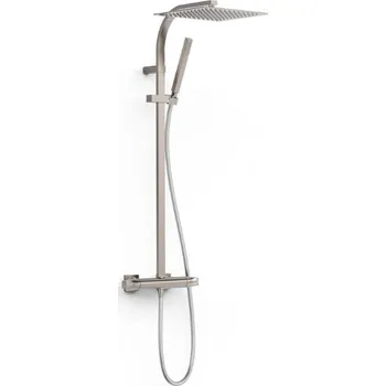 Sprchový set Sprchový systém TRES Over-Wall s termostatickou baterií nerez 19039305AC