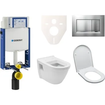 Bidet Cenově zvýhodněný závěsný WC set Geberit k zazdění + WC Integra vč. sedátka SIKOGE2V7