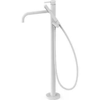 Vodovodní baterie Vanová baterie TRES Study Exclusive bez podomítkového tělesa bílá matná 26247005BM