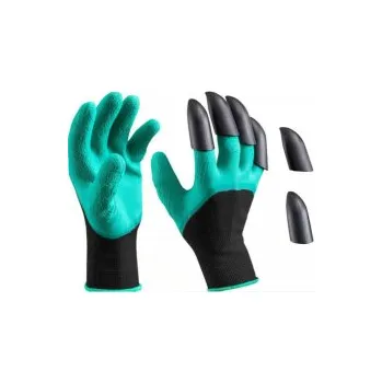 Pracovní rukavice Rukavice zahradní s drápy 4L