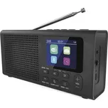 Rádio DAB DAB+ FM 3W/5V/4xAA černá