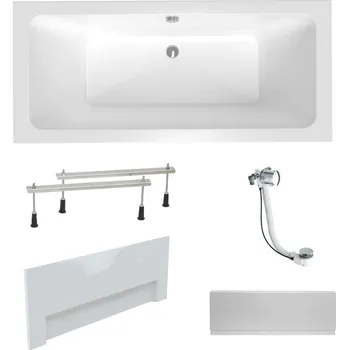 Umyvadlo Obdélníková vana Laguna Nora Plus 170x75 cm akrylát levá i pravá SIKONO1700APNP