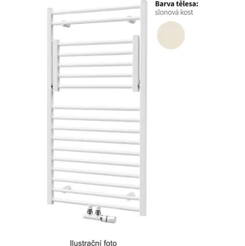 Radiátor Radiátor kombinovaný Isan Flexi 95,5x60 cm slonová kost DFLE09550600SM04