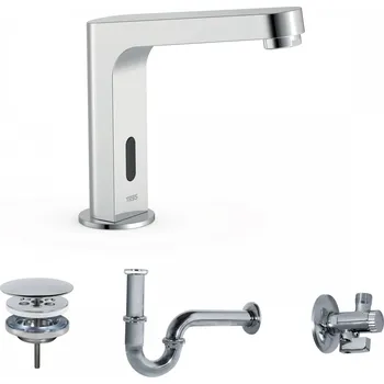 Umyvadlová baterie Tres Elektroniczne s clic-clacem chrom 39210397
