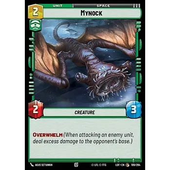 Sběratelská karetní hra Mynock 109/264 - Legends of the Force Typ karty: Standard